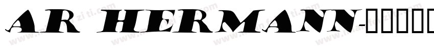 AR HERMANN字体转换